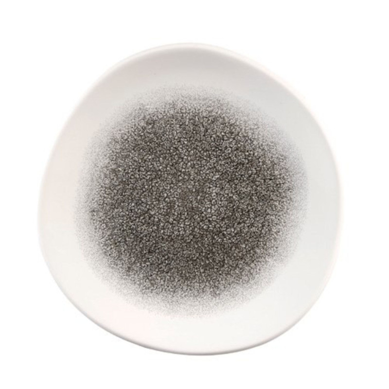 Пластина Ø 21см Raku Topaz Black