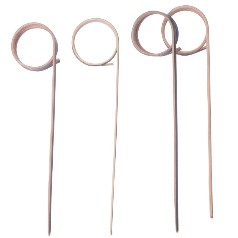 Dekoreeriv bambus SPIRAL L-9cm 70gb must