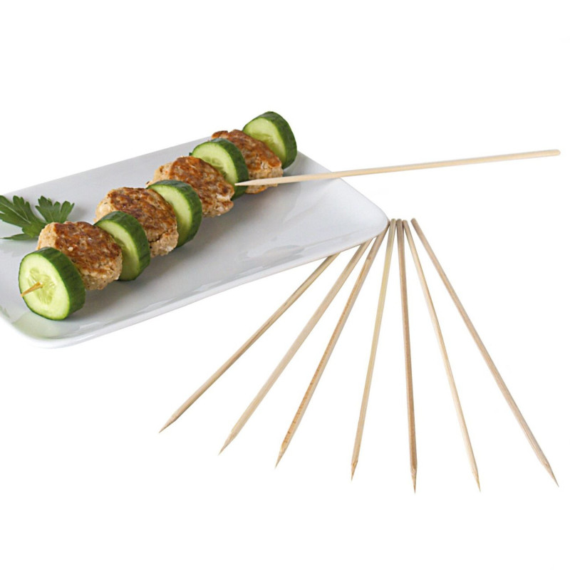 Bamboo skewers nature L-125cm 1000pcs