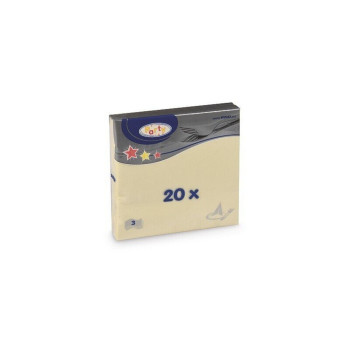 Салфетки 33 см 3-K. 20 ГБ крем Kr.