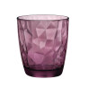 Glass DIAMOND 390ml purple