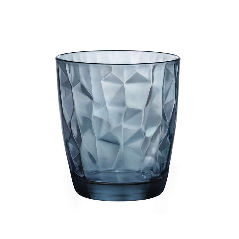 Stiklinė DIAMOND 300ml mėlyna