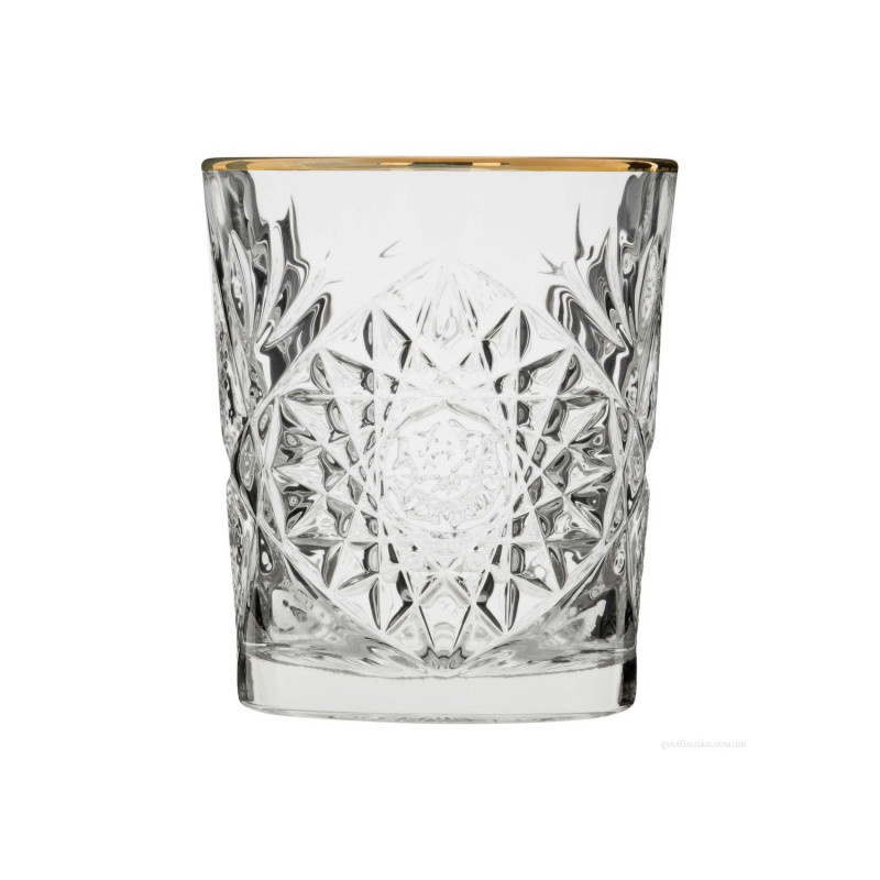 Whiskey glass HOBSTAR/ ICON GOLD RIM 350ml