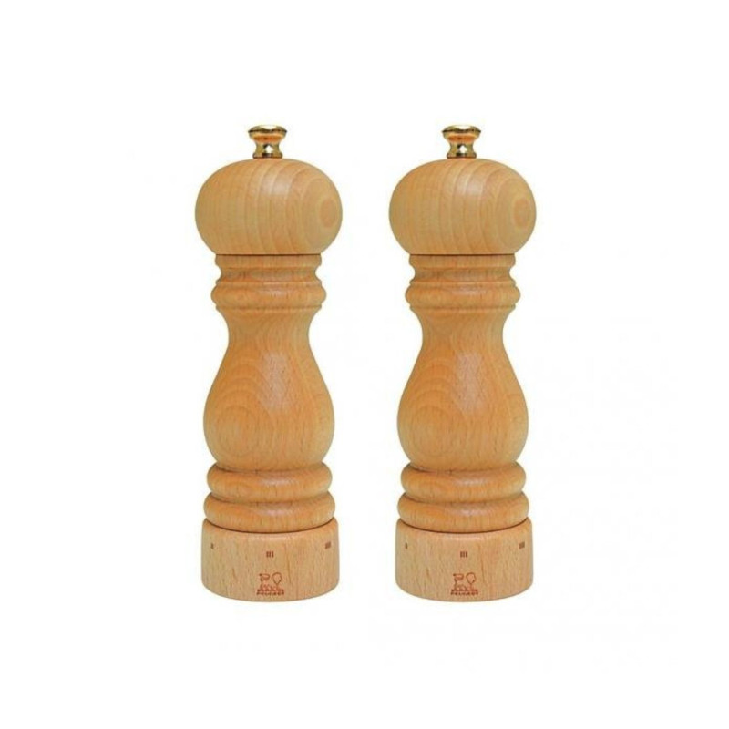 Puidust pipra- ja soolaveski PARIS kõrgus-18cm