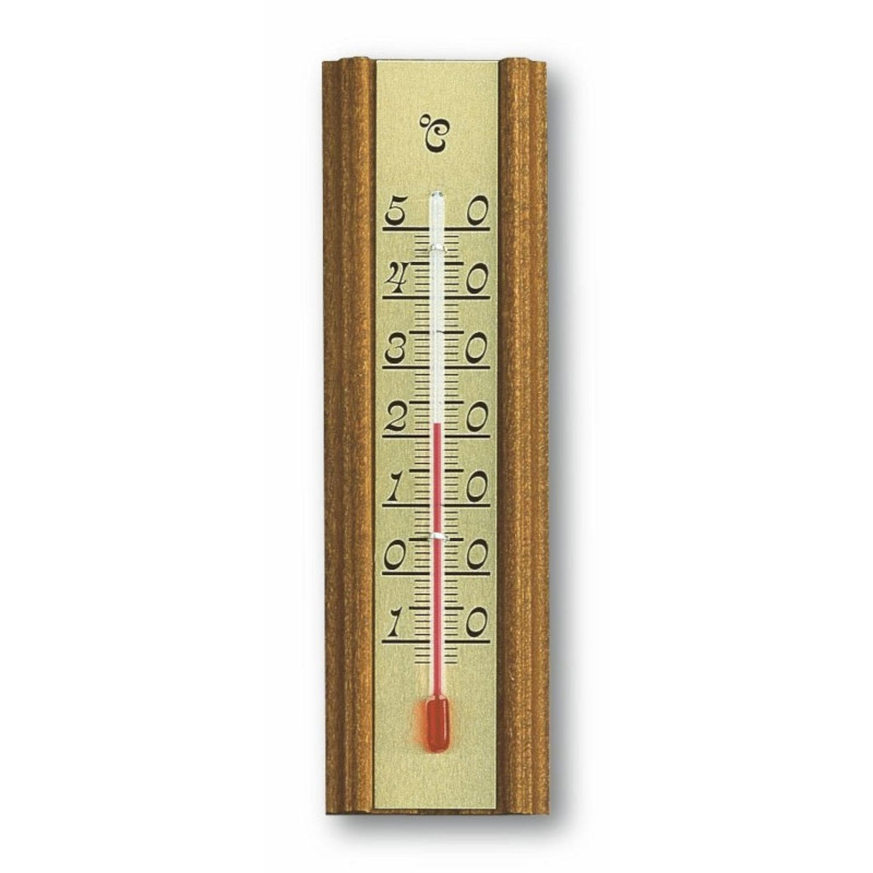 Thermometer indoor 140x40mm 45g oak