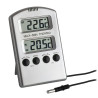 Thermometer space/outdoor cable digital 105x65x20mm 105g