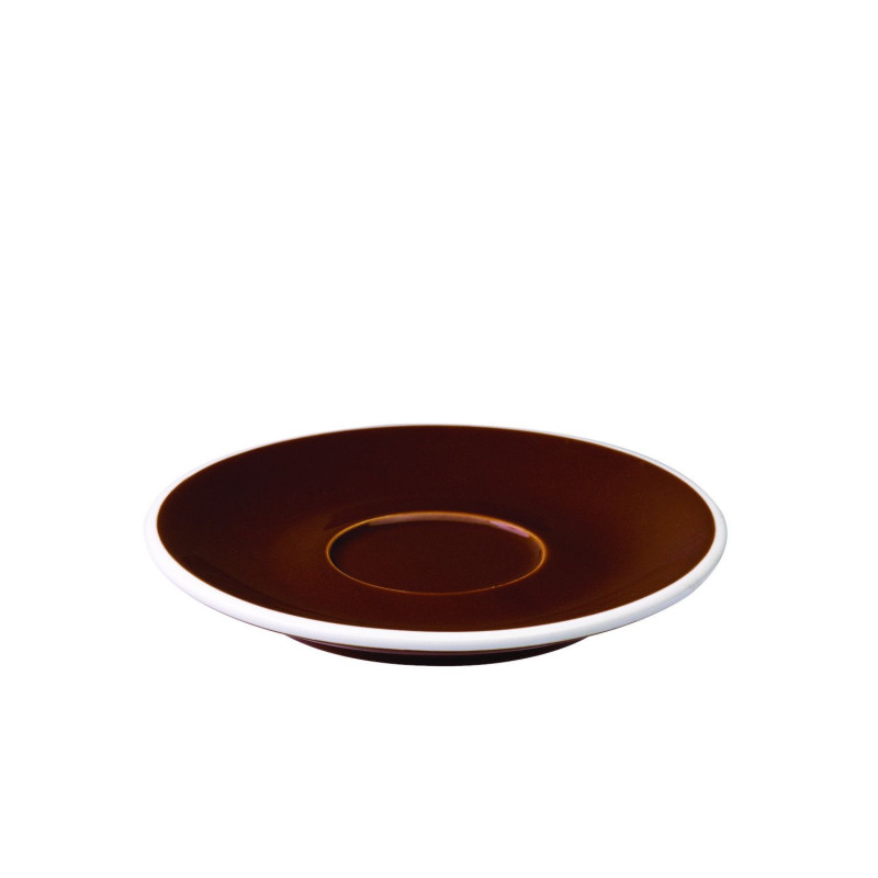 Saucer TULIP D14cm brown