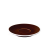 Saucer TULIP D14cm brown