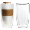 Double wall glass cup 2pcs. 250ml EZYSTYLE