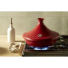 Maisto gaminimo talpykla TAGINE ø32cm 3 l raudona