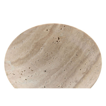 Lauakaunistus Home ESPRIT Pruun Marmor 17 x 17 x 10 cm,,,