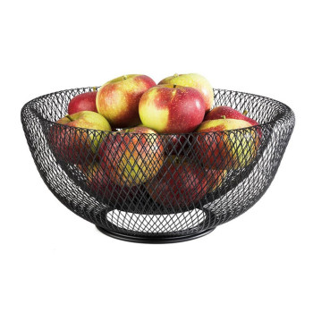 Mesti krepšį duonai ir vaisiams.Ø 31cm h-14cm juoda