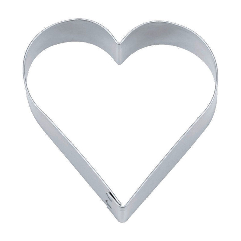 Cookie Cutter - Heart 10cm h-3cm tinplate