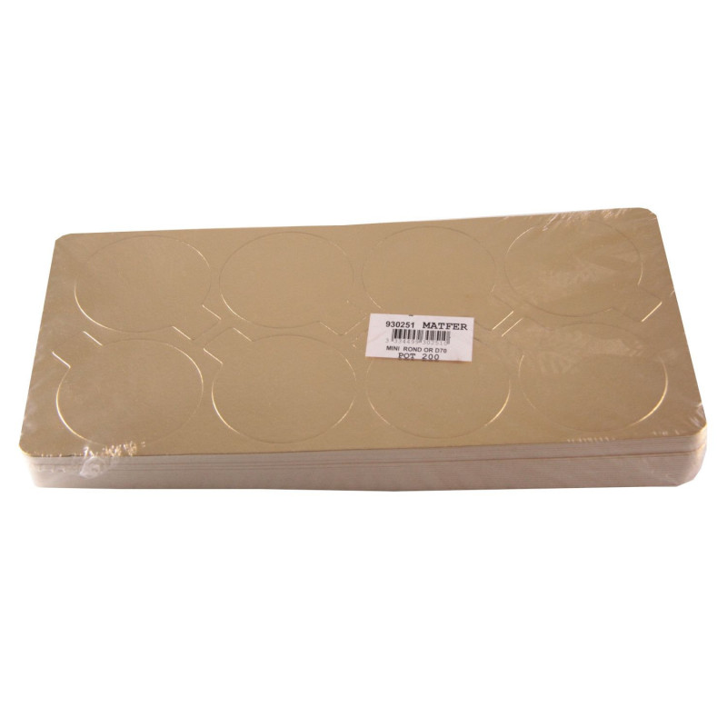 Paper pads D70 200 pcs gold