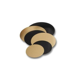 Paper pads d-26cm gold / black