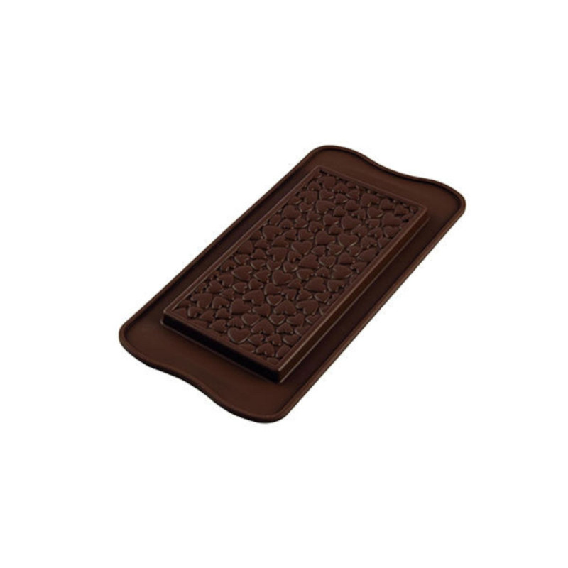 Šokoladinės silikono formos 155x76 h-8.5mm 86 ml "LOVE CHOCO BAR