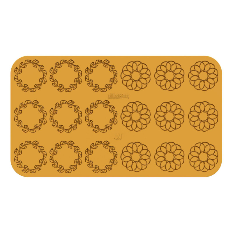 CORONA - SILICONE MOULD N.9 Ø68 H 2 MM - N.9 Ø77 H 2 MM Yellow