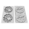 FLOWER POWER - SILICONE MOULD N.2 D140 H10 MM White
