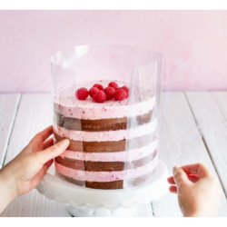 Clear acetat cake liner 20...