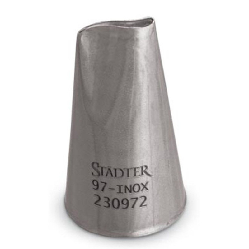 Fine Line - Rose petal nozzle - curved 10mm St/s