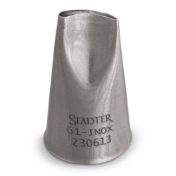 Tube rose leaf D10mm