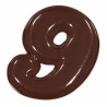 Chocolate mould - 45x40 h-5mm NUMBERS 0-9