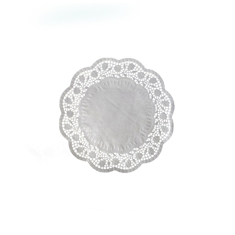 Paper doilies round 14cm 100pcs