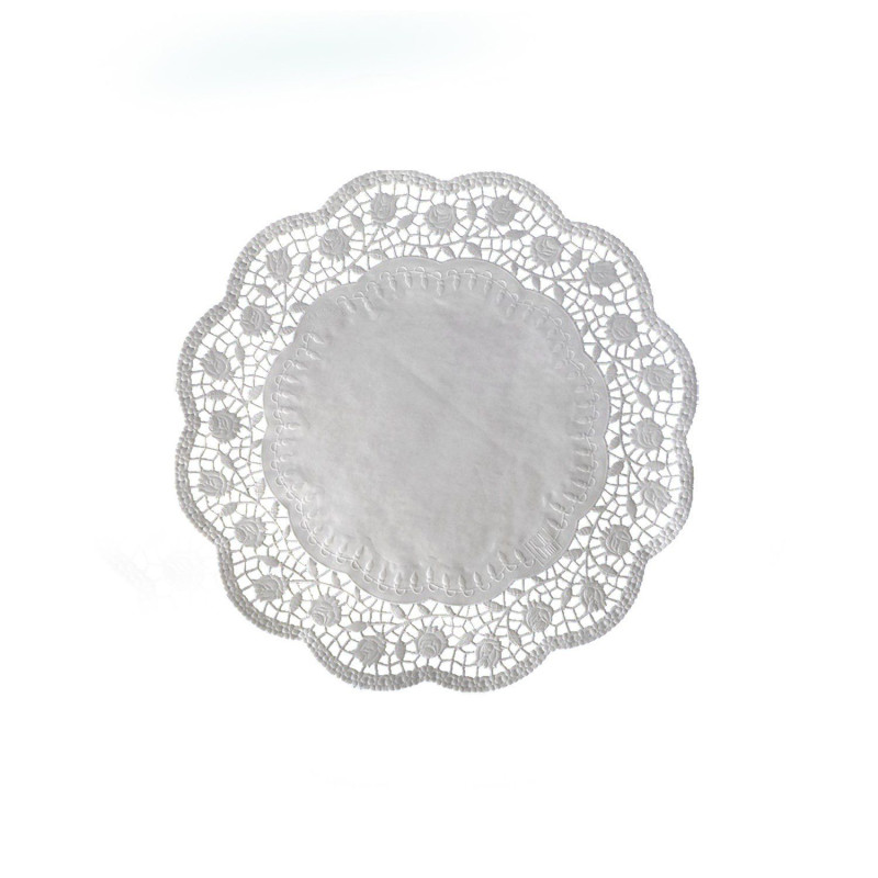 Padėklai popierius v/l ø22cm 100 vnt