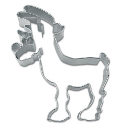 Cookie cutter with stamp -...