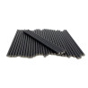 Straws paper D6mm h-20cm 250pcs black