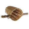 Bamboo tea strainer with 2 handle