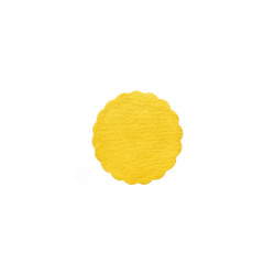 Paper doilies Ø 9 cm yellow...