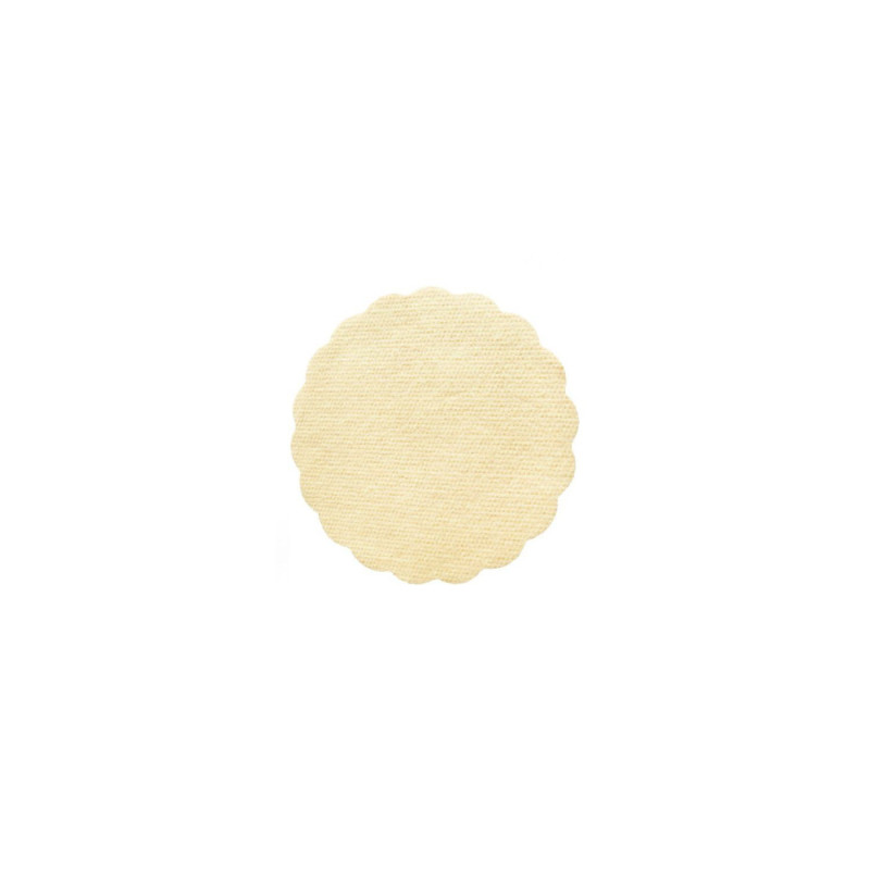 Paper doilies Ø 9 cm champagne 500 pcs