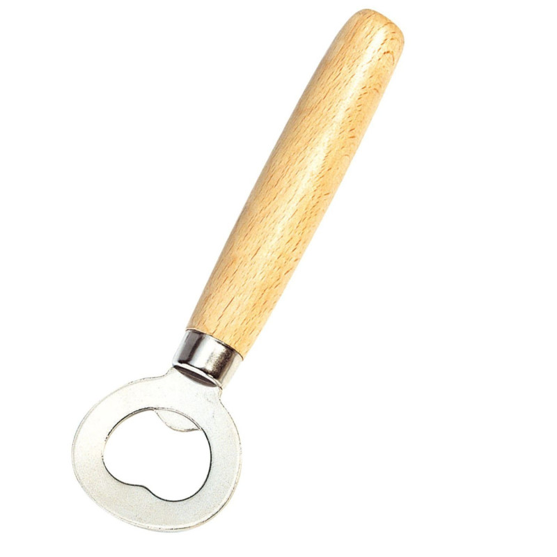 Bottle opener with wooden handle WOODY