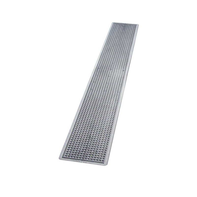 Bar Mat 70x10cm silver