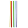 Jumbo Paper Straws, full colour D7mm h-23cm 150pcs mixed colours