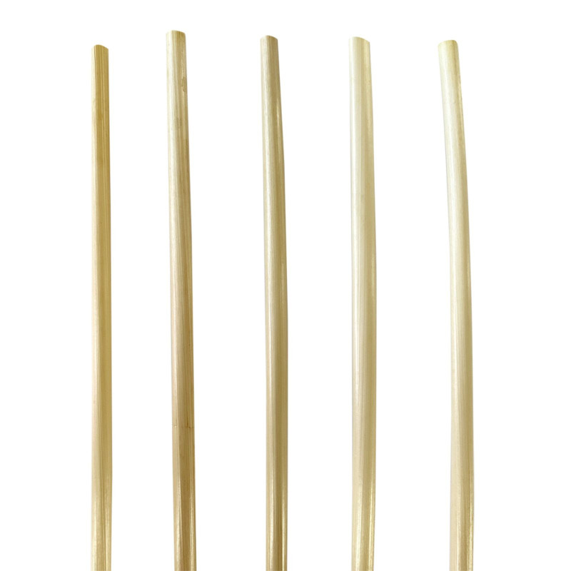 Natural Straws D3-4mm h-20cm 100pcs brown