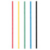 Paper Straws D0.6 h-19.7cm 250pcs mixed
