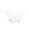 Dishes for snacks 110x110x70cm, 500ml., 20pcs pl. transparent [12]