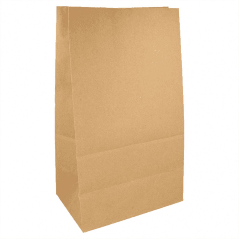 Paper bag 22x14x37 without handles, brown