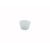Plastic disposable containers round 40ml 100pcs