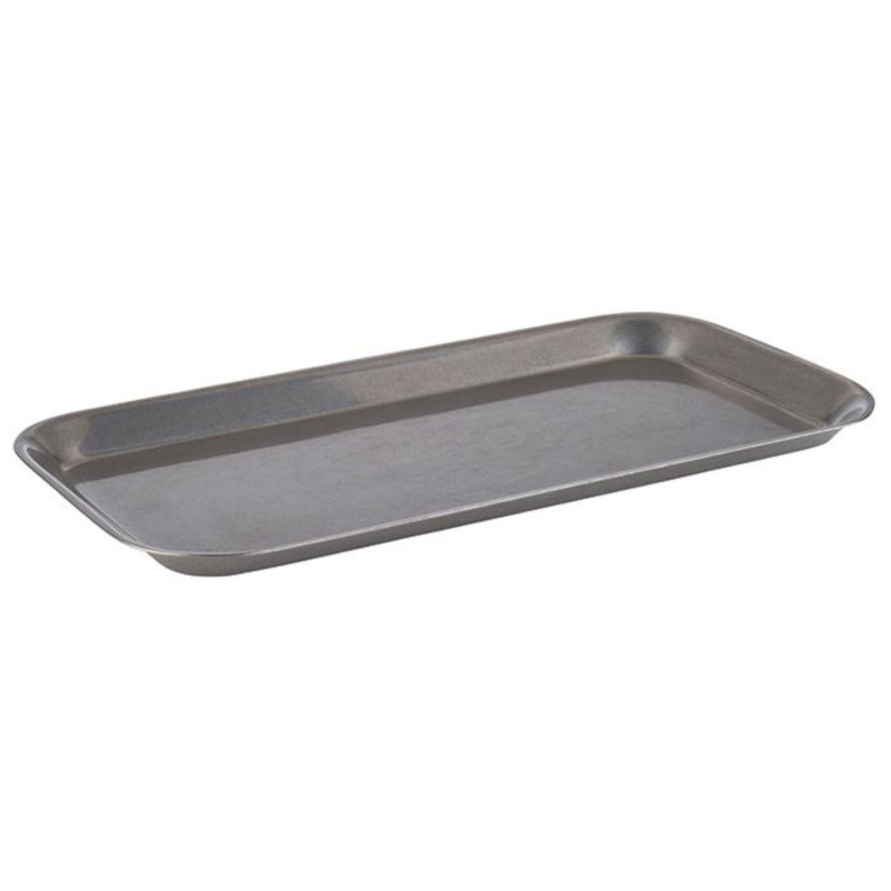 Tray 32.5x21.5cm VINTAGE stainless steel