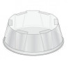 Lid for cake container D 21.5cm, h-8cm PET