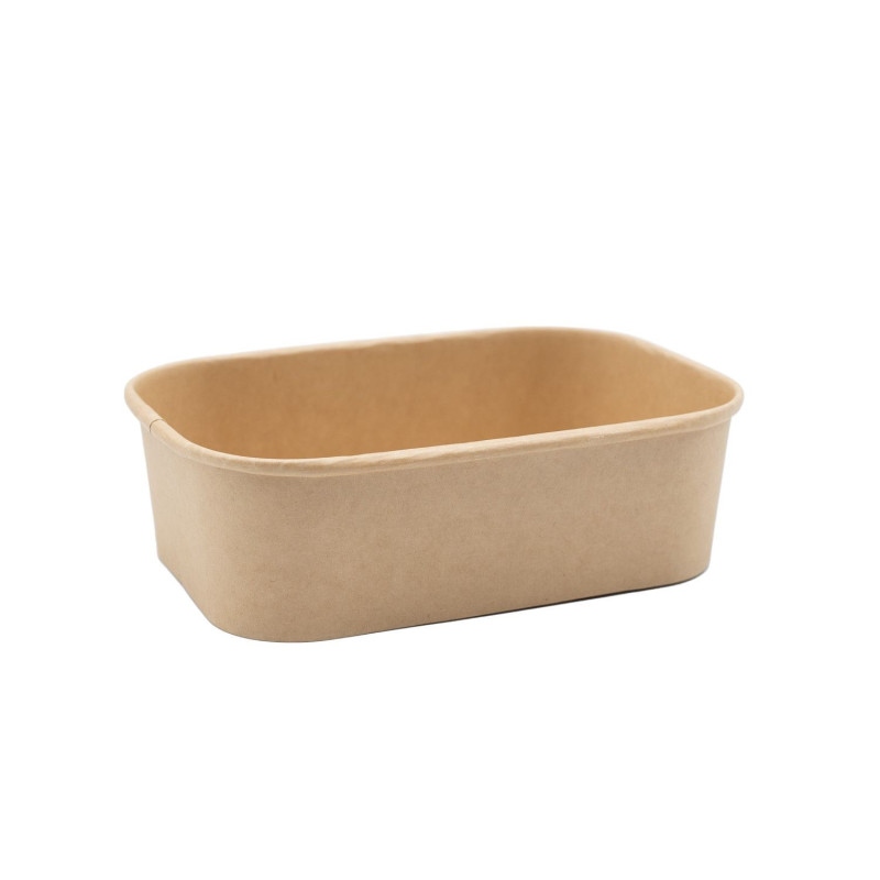 Bļoda salātiem 17x12xh-5cm, 650ml KRAFT 50gab vāki KG-KV-PP