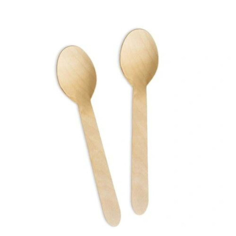 Wooden spoon, 11cm, 100pcs [24]