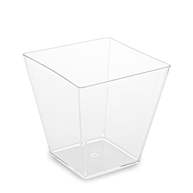 Snack dishes 7.2x7.2x7.2cm, 230ml., 20pcs plastic [20]