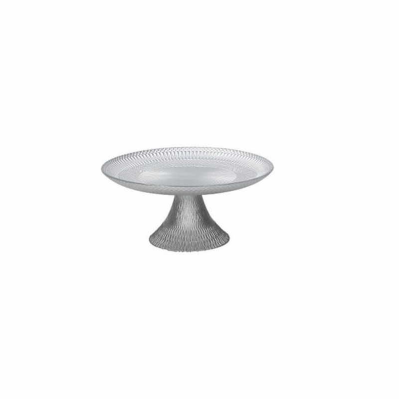 Cake stand D21cm LUST glass silver