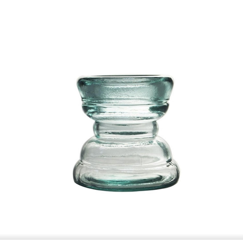 Svečturis CANDELABRO h-11.5cm pelēks