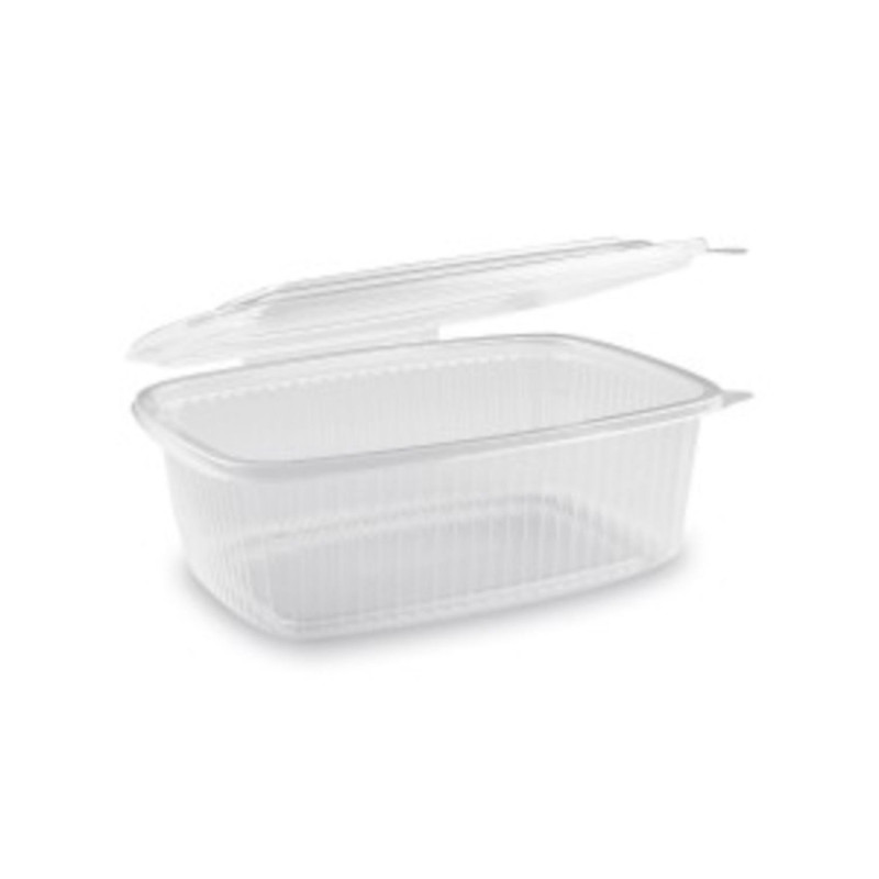 Kārbas v/l. plastmasas ar vāku 1500ml 23.4x17.7cm h-7cm 25gab