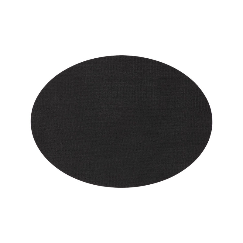 Lauamatt 33x45cm ovaalne TIAGO must